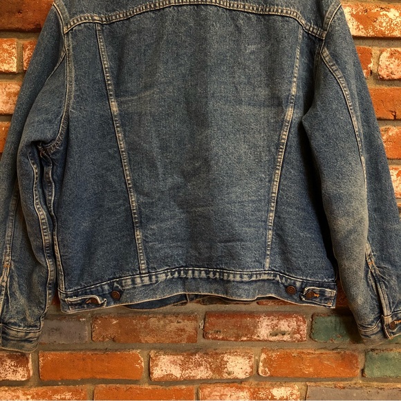 SOLD 1990s Levi's Blanket Lined Red Tag Made in USA Denim Jacket 70506-0316 - Picture 8 of 16